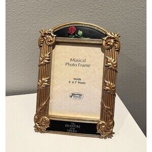 Vintage 1986 Phantom of the Opera Music Box Photo Frame San Francisco